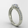 0.89ct Brilliant Cut 3 Stone Engagement Ring - 01US69V